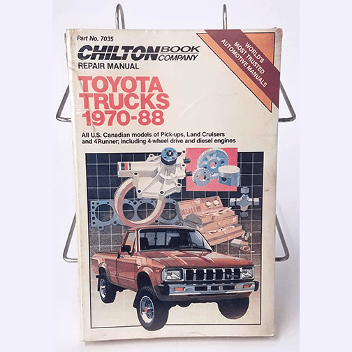 Chilton-Manual-Toyota-Truck-1970-1988