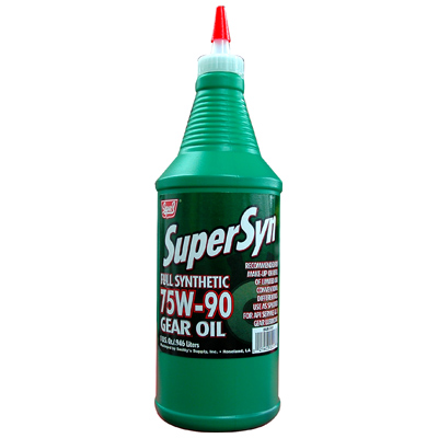 super s supersyn 75w90 gear oil
